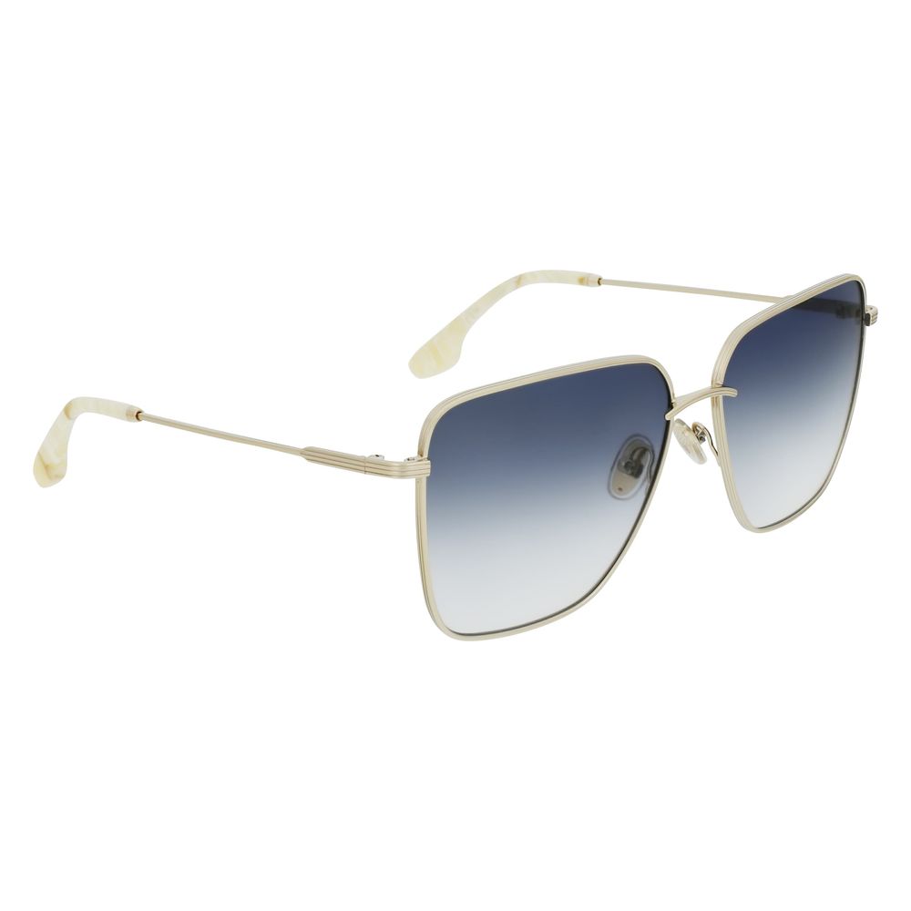Victoria Beckham Gold Metal Sunglasses Victoria Beckham