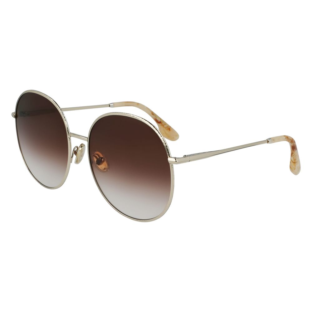 Victoria Beckham Gold Metal Sunglasses Victoria Beckham