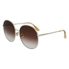 Victoria Beckham Gold Metal Sunglasses Victoria Beckham