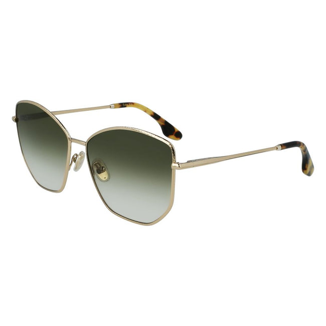 Victoria Beckham Gold Metal Sunglasses Victoria Beckham