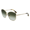 Victoria Beckham Gold Metal Sunglasses Victoria Beckham