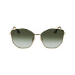 Victoria Beckham Gold Metal Sunglasses Victoria Beckham