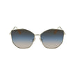 Victoria Beckham Gold Metal Sunglasses Victoria Beckham