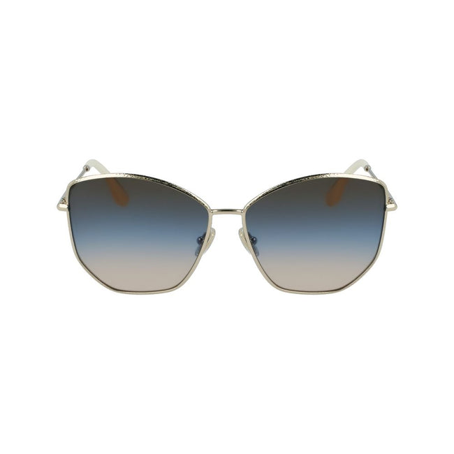Victoria Beckham Gold Metal Sunglasses Victoria Beckham