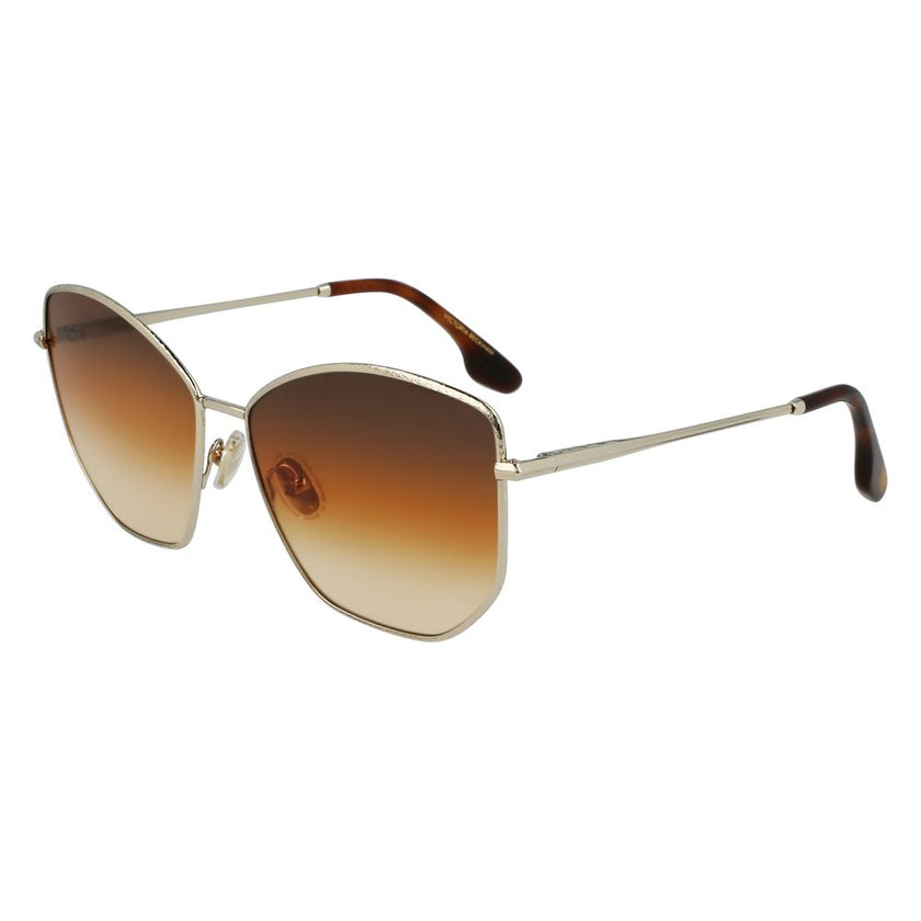 Victoria Beckham Gold Metal Sunglasses Victoria Beckham