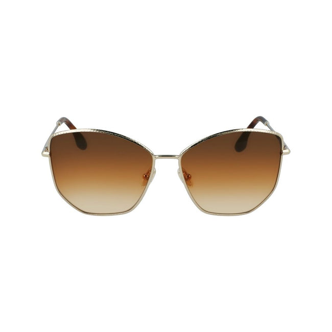 Victoria Beckham Gold Metal Sunglasses Victoria Beckham