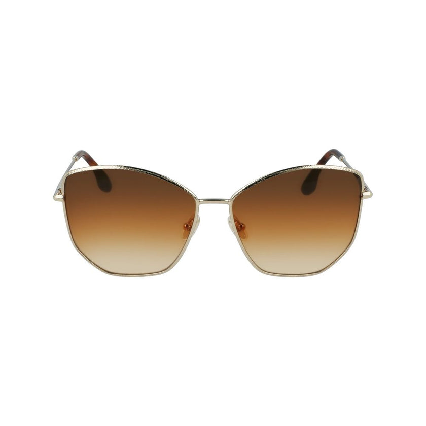 Victoria Beckham Gold Metal Sunglasses Victoria Beckham