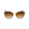Victoria Beckham Gold Metal Sunglasses Victoria Beckham