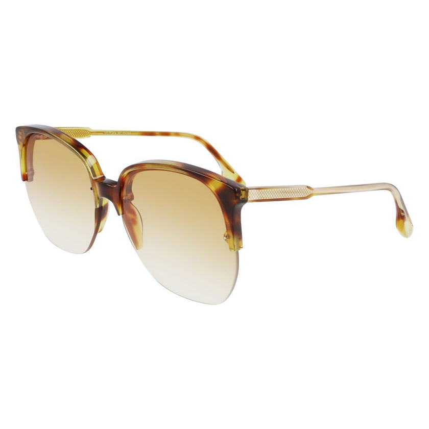 Victoria Beckham Brown Acetate Sunglasses Victoria Beckham