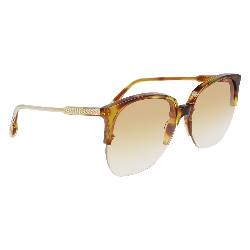 Victoria Beckham Brown Acetate Sunglasses Victoria Beckham