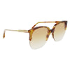 Victoria Beckham Brown Acetate Sunglasses Victoria Beckham