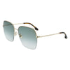 Victoria Beckham Gold Metal Sunglasses Victoria Beckham