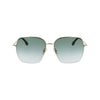 Victoria Beckham Gold Metal Sunglasses Victoria Beckham