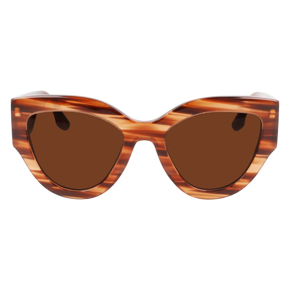 Victoria Beckham Brown Acetate Sunglasses Victoria Beckham