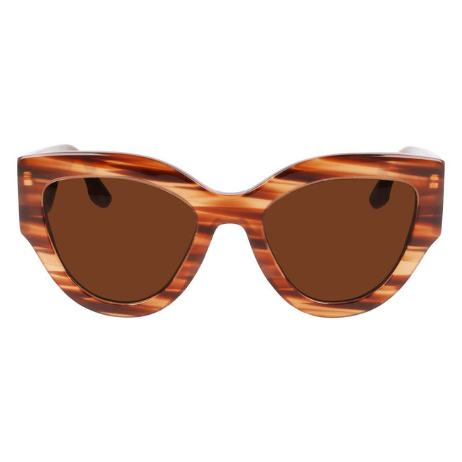 Victoria Beckham Brown Acetate Sunglasses Victoria Beckham
