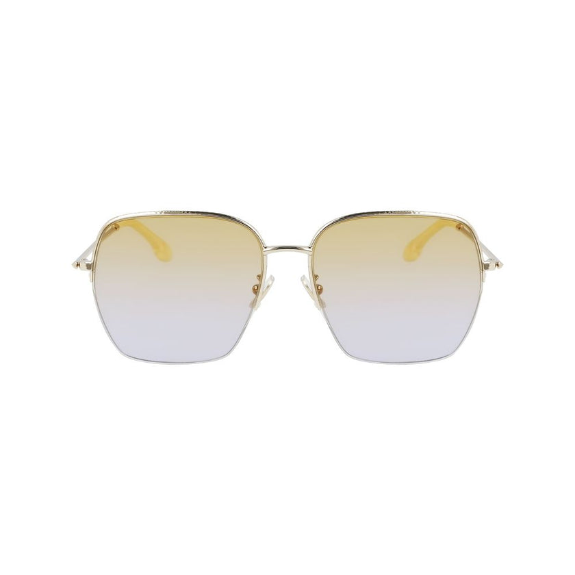 Victoria Beckham Gold Metal Sunglasses Victoria Beckham
