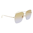 Victoria Beckham Gold Metal Sunglasses Victoria Beckham