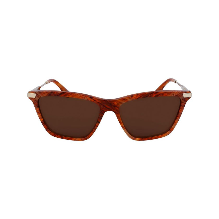 Victoria Beckham Brown Acetate Sunglasses Victoria Beckham