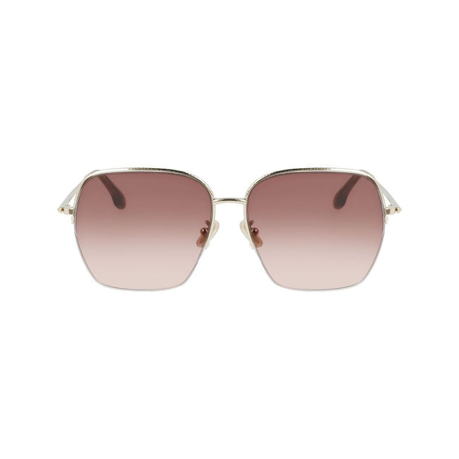 Victoria Beckham Gold Metal Sunglasses Victoria Beckham