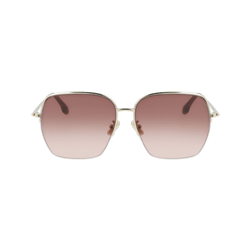 Victoria Beckham Gold Metal Sunglasses Victoria Beckham