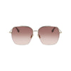 Victoria Beckham Gold Metal Sunglasses Victoria Beckham