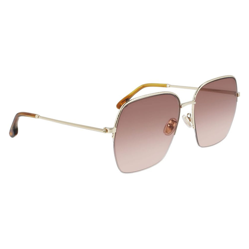 Victoria Beckham Gold Metal Sunglasses Victoria Beckham