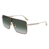 Victoria Beckham Gold Metal Sunglasses Victoria Beckham