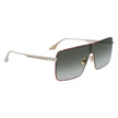 Victoria Beckham Gold Metal Sunglasses Victoria Beckham
