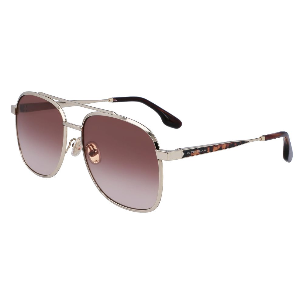 Victoria Beckham Gold Metal Sunglasses Victoria Beckham