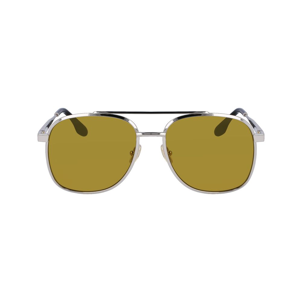 Victoria Beckham Gray Metal Sunglasses Victoria Beckham