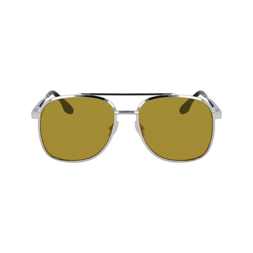 Victoria Beckham Gray Metal Sunglasses Victoria Beckham