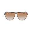 Victoria Beckham Brown Metal Sunglasses Victoria Beckham