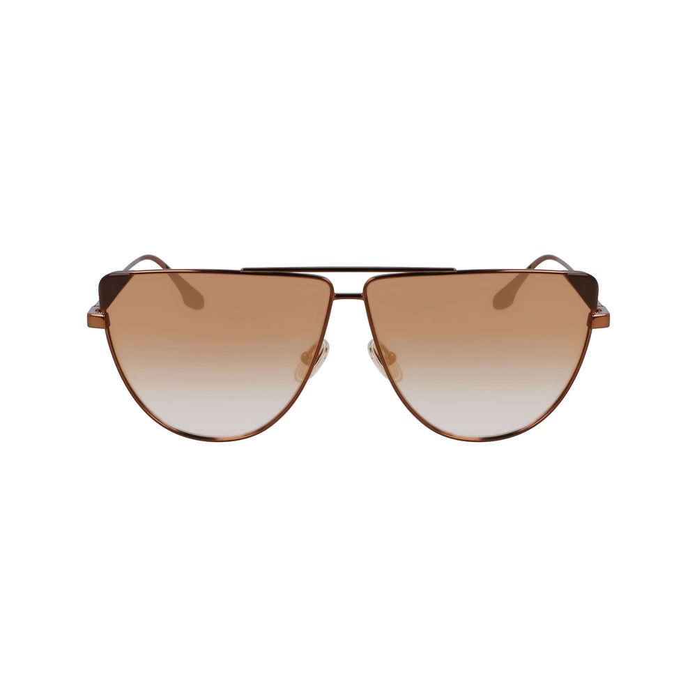 Victoria Beckham Brown Metal Sunglasses Victoria Beckham