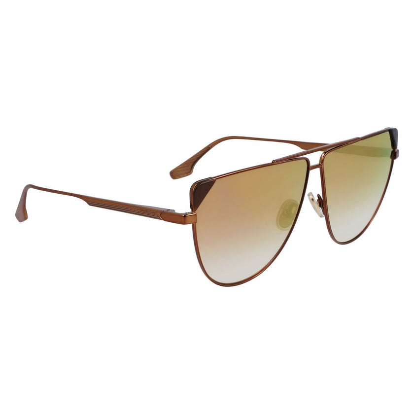 Victoria Beckham Brown Metal Sunglasses Victoria Beckham