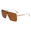 Victoria Beckham Gold Metal Sunglasses Victoria Beckham