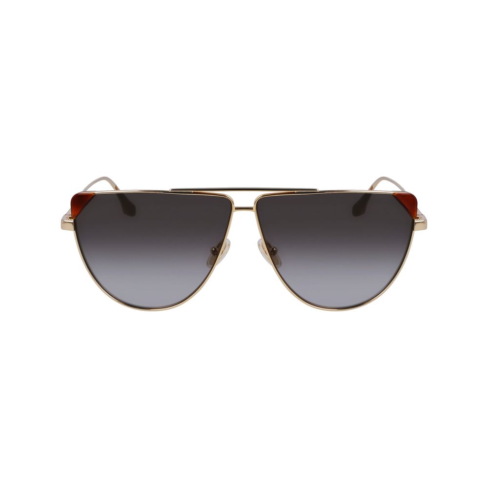 Victoria Beckham Brown Metal Sunglasses Victoria Beckham