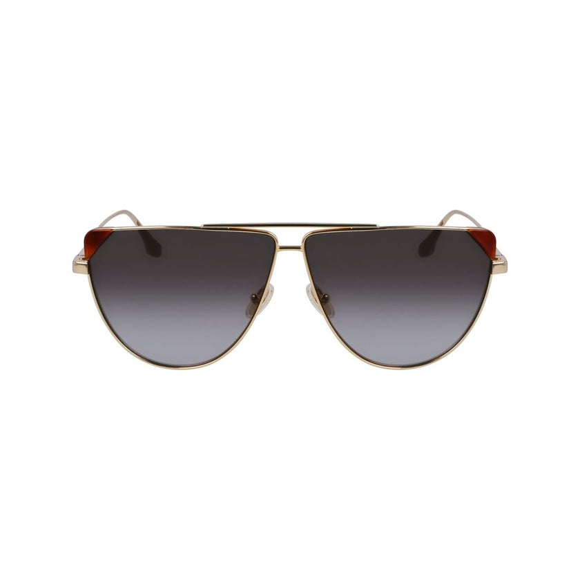 Victoria Beckham Brown Metal Sunglasses Victoria Beckham