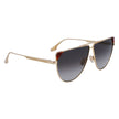 Victoria Beckham Brown Metal Sunglasses Victoria Beckham