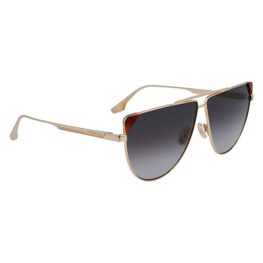 Victoria Beckham Brown Metal Sunglasses Victoria Beckham