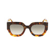 Victoria Beckham Brown Acetate Sunglasses Victoria Beckham