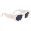 Victoria Beckham Gray Acetate Sunglasses Victoria Beckham