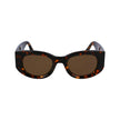 Victoria Beckham Brown Acetate Sunglasses Victoria Beckham