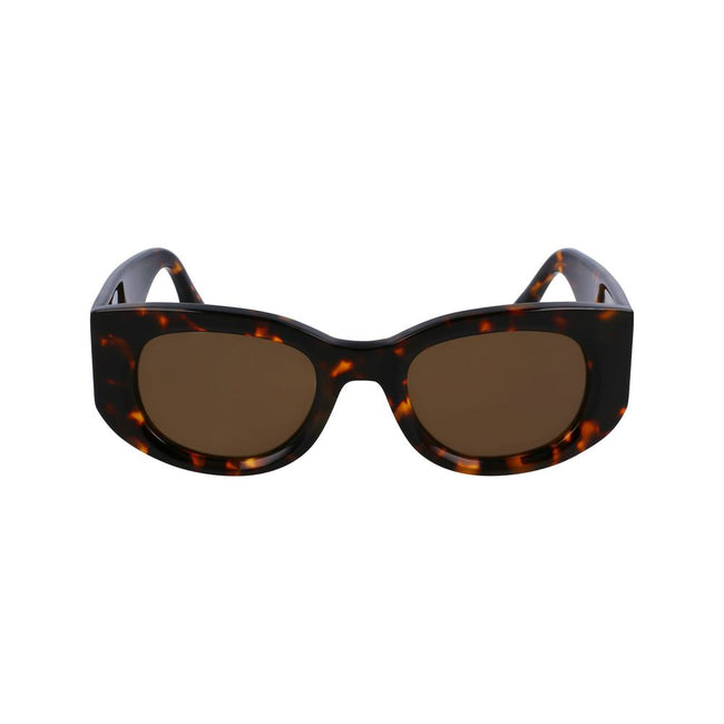 Victoria Beckham Brown Acetate Sunglasses Victoria Beckham