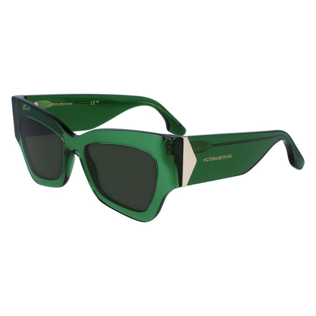 Victoria Beckham Green Acetate Sunglasses Victoria Beckham