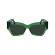 Victoria Beckham Green Acetate Sunglasses Victoria Beckham