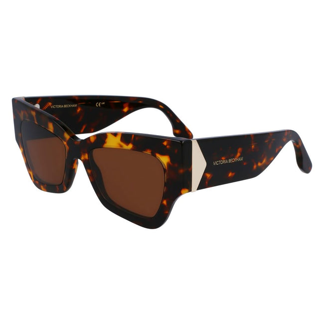 Victoria Beckham Brown Acetate Sunglasses Victoria Beckham