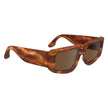 Victoria Beckham Brown Acetate Sunglasses Victoria Beckham