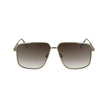 Victoria Beckham Gold Metal Sunglasses Victoria Beckham