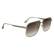 Victoria Beckham Gold Metal Sunglasses Victoria Beckham