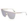 Victoria Beckham Gray Metal Sunglasses Victoria Beckham